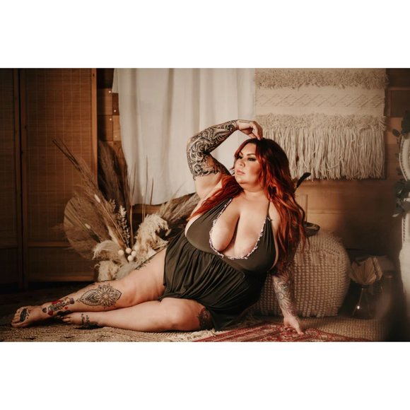 Handbeaded Lingerie boudoir Bohemian vintage Stretchy Couture New - Picture 3 of 7